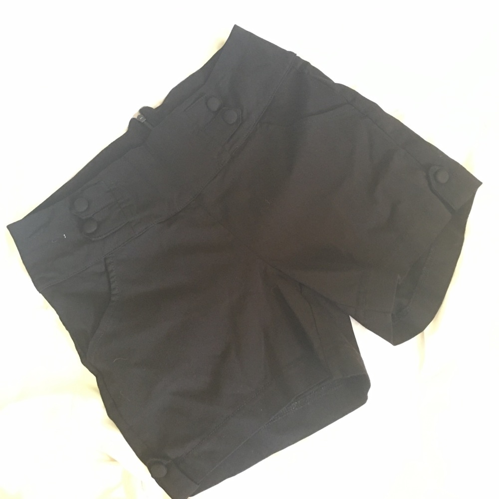 One 5 One Black Stretch Shorts